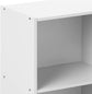 3 Tier Bookshelf Storage White Organizer