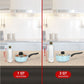 7 Pieces Non-Stick Cookware Set Aluminum Mint, Dishwasher Safe