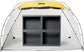 Large Spray Shelter with Built-In Floor & Screen, Portable Paint Booth