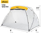 Large Spray Shelter with Built-In Floor & Screen, Portable Paint Booth