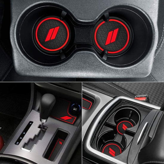 6 Pcs Anti dust Mats for Dodge Charger 2021 2015-2022 Accessories Custom Fit Cup Holder Liners