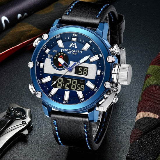 Mens Sport Watch, Heavy Duty, Date Digital & Waterproof Wrist Watch Gift for Men