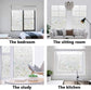Window Privacy Film, Frosted Removable Glass Covering for Bathroom Opaque Static Cling Heat Control