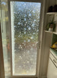 Window Privacy Film, Frosted Removable Glass Covering for Bathroom Opaque Static Cling Heat Control