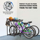 Bike Storage Rack for Garage 3 Bicycle Floor Parking Stand Free Standing Bike Rack Sports Organizer