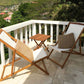 Set of 2 Beach Sling Chair Set Patio Lounge Chair Outdoor Reclining Chair