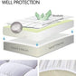 Queen Size Mattress Pad, Mattress Cover Mattress Protector Cotton Cooling Mattress Topper 60"x8