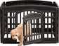 Portable Foldable Animal Pet Dog Enclosed Playpen + Door | Dog Fence | 35"L x 35"W x 24"H