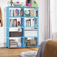 Portable Bookshelf 8 Cube Storage Organizer 5 Shelf Bookcase