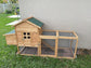 80" Chicken Coop for 2-4 Chickens Outdoor Wooden Hen House Poultry Pet Hutch