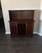 Portable Beynac Bar Cappuccino Wine Cabinet with adjustable shelf & 8 slots