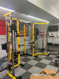 Cable Crossover Attachment with Pulley System for Power Cages