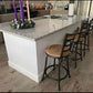 💥Sale💥Set of 3 Tan Microfiber seat Adjustable-Height Swivel Barstools | Counter Height Pub Stools