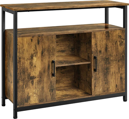 Kitchen Buffet Table, Storage Cabinet Console Table Industrial Style