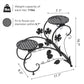 2 PCS Metal Plant Stand Multiple Flower Pot Holder Shelves Display Garden Indoor