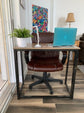 NEW! 31" Folding Desk No Assembly Required, Foldable Computer Desk for Small Spaces
