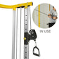 Cable Crossover Attachment with Pulley System for Power Cages