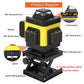 4D 16 Lines Green Laser Level Self Leveling 360° Cross Line Measure Tool M1B3