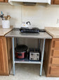 30x24in Stainless Steel Kitchen Restaurant Work Prep Table with Backsplash
