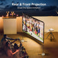 Projector Screen with Stand 120 inch Outdoor Indoor Projection Screen, Osoeri 16:9 4K Portable