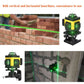 4D 16 Lines Green Laser Level Self Leveling 360° Cross Line Measure Tool M1B3