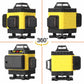 4D 16 Lines Green Laser Level Self Leveling 360° Cross Line Measure Tool M1B3