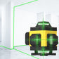 4D 16 Lines Green Laser Level Self Leveling 360° Cross Line Measure Tool M1B3