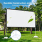 Projector Screen with Stand 120 inch Outdoor Indoor Projection Screen, Osoeri 16:9 4K Portable