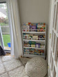 Kids Bookshelf, Free-Standing 4-Tier Book Shelf Organizer for Toys and Books, Toy Storage