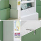 Kids Bookshelf, Free-Standing 4-Tier Book Shelf Organizer for Toys and Books, Toy Storage