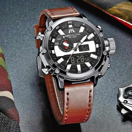 Mens Sport Watch, Heavy Duty, Date Digital & Waterproof Wrist Watch Gift for Men