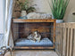 Dog Crate Furniture, Side End Table, Indoor up to 70 lb, Heavy Duty w/ Multi-Purpose Removable Tray