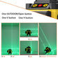4D 16 Lines Green Laser Level Self Leveling 360° Cross Line Measure Tool M1B3
