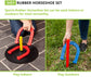 Indoor/Outdoor Horseshoe Set Red