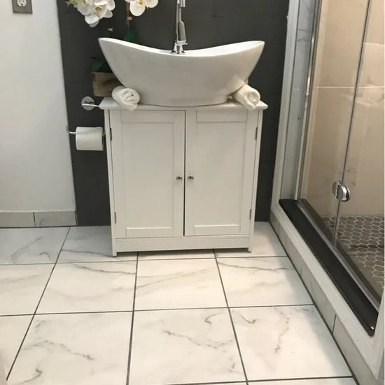 Bathroom Vanity Bath Sink Cabinet Pedestal Under Sink Storage with 2 Shelve New