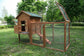 80" Chicken Coop for 2-4 Chickens Outdoor Wooden Hen House Poultry Pet Hutch