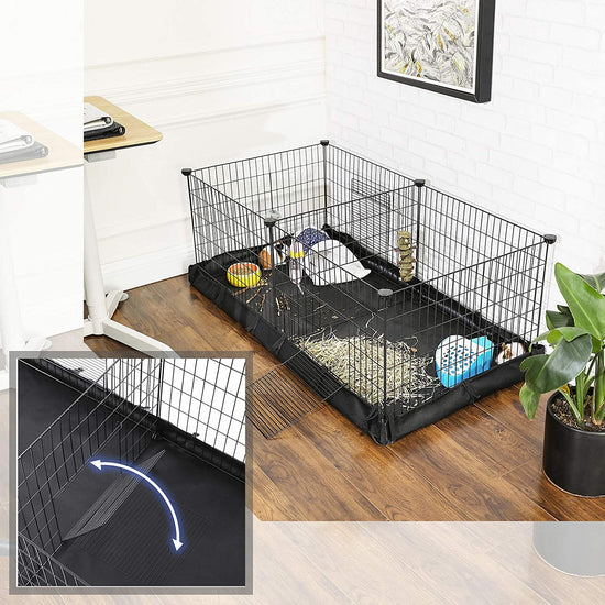 Pet Playpen Cage Exercise Pen and Enclosure with Divider Panel NEW