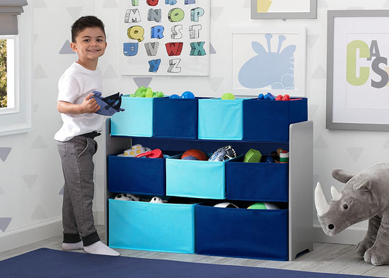 Brand New! Children Deluxe Multi-Bin Toy Organizer with Storage Bins - Greenguard Gold Certified