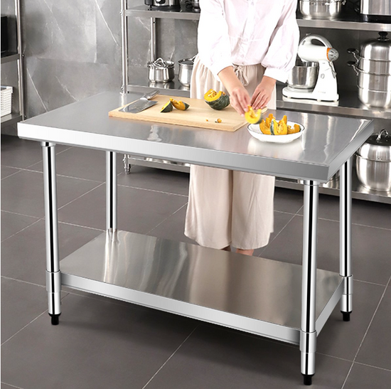 24" x 36" Stainless Steel Table Kitchen Work Table Commercial Work Prep Table Scratch Resistent